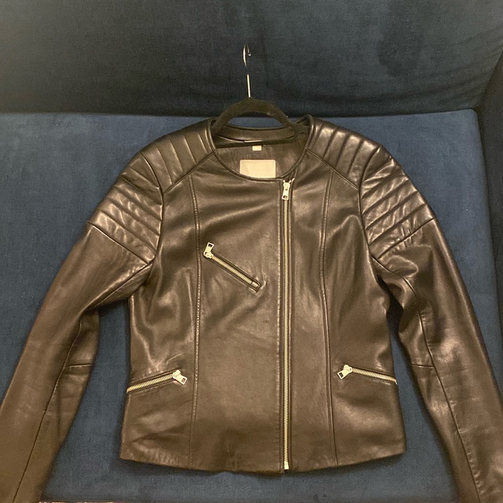 Leather Jacket | Soia & Kyo | Size M | Like New
